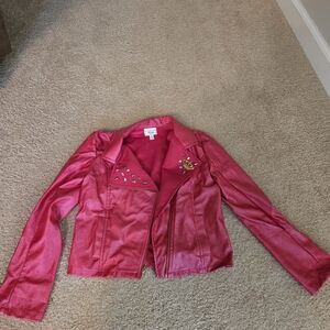 Disney jacket, medium, 10/12, red